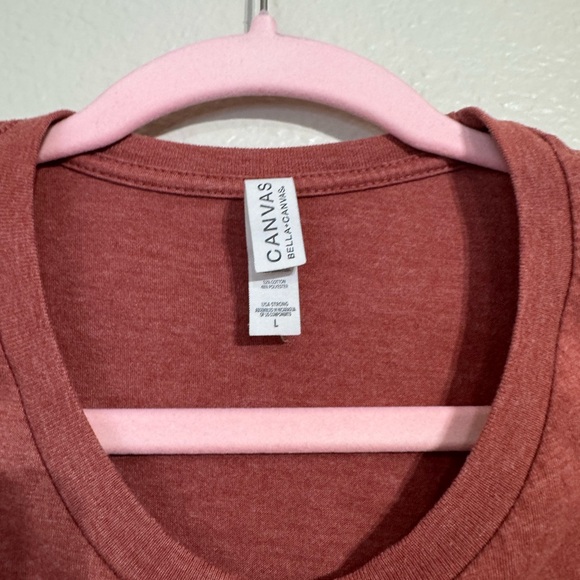 Rust Graphic T-Shirt Bella Canvas Size L - Picture 3 of 4